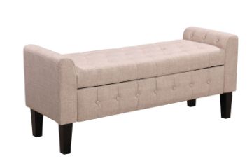 Picture of MIMOSA Bench with Storage (Beige)