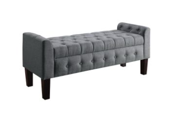 Picture of MIMOSA Bench with Storage (Grey)