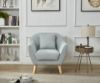 Picture of LUNA Sofa with Pillows (Light Grey) - 3 Seater