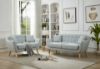 Picture of LUNA Sofa with Pillows (Light Grey) - 3 Seater