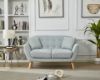 Picture of LUNA Sofa with Pillows (Light Grey) - 3+2+1 Sofa Set