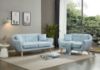 Picture of LUNA 3/2/1 Seater Sofa with Pillows (Light Blue)