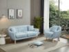 Picture of LUNA 3/2/1 Seater Sofa with Pillows (Light Blue)