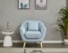 Picture of LUNA Sofa with Pillows (Light Blue) - 3 Seater