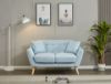 Picture of LUNA Sofa with Pillows (Light Blue) - 3 Seater
