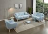 Picture of LUNA Sofa with Pillows (Light Blue) - 3 Seater