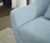 Picture of LUNA Sofa with Pillows (Light Blue) - 3+2 Sofa Set