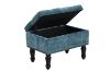 Picture of ROUX Velvet Storage Ottoman (Blue)