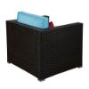 Picture of HAMPTON 6PC Modular Outdoor Lounge Sofa Set (Mix Brown and Blue)