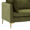 Picture of DIEGO Corner Sofa with Ottoman (Green)
