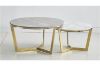 Picture of LUXE Ceramic Coffee Table (Golden Legs)