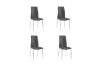 Picture of BONNIE Dining Chair (Smoky Black) - 4 Chairs in 1 Carton