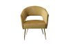 Picture of MELINDA Velvet Accent Chair (Mustard)