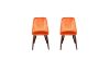 Picture of SOLACE Velvet Dining Chair (Orange) - Single