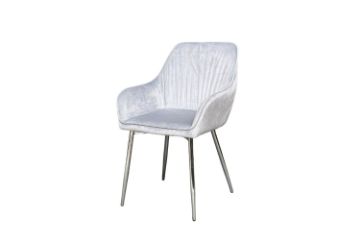 Picture of OPULENT Velvet Dining Chair (Silver)