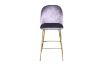 Picture of MILAN Velvet Barstool (Grey) - 2 Chairs in 1 Carton