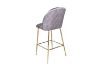 Picture of MILAN Velvet Barstool (Grey) - 2 Chairs in 1 Carton