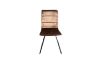 Picture of ZENITH Velvet High Back Dining Chair (Brown)