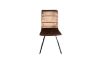 Picture of ZENITH Velvet High Back Dining Chair (Brown) - Single
