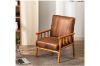 Picture of BARNHOUSE  Spotted Microfiber Armchair (Light Brown)