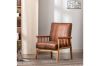 Picture of BARNHOUSE  Spotted Microfiber Armchair (Light Brown)