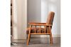 Picture of BARNHOUSE  Spotted Microfiber Armchair (Light Brown)