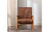 Picture of BARNHOUSE  Spotted Microfiber Armchair (Light Brown)