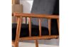 Picture of BARNHOUSE Velvet Armchair (Black)