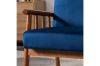 Picture of BARNHOUSE  Velvet Armchair (Blue)