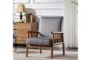 Picture of BARNHOUSE  Velvet Armchair (Grey)