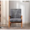 Picture of BARNHOUSE  Spotted Microfiber Armchair (Grey)