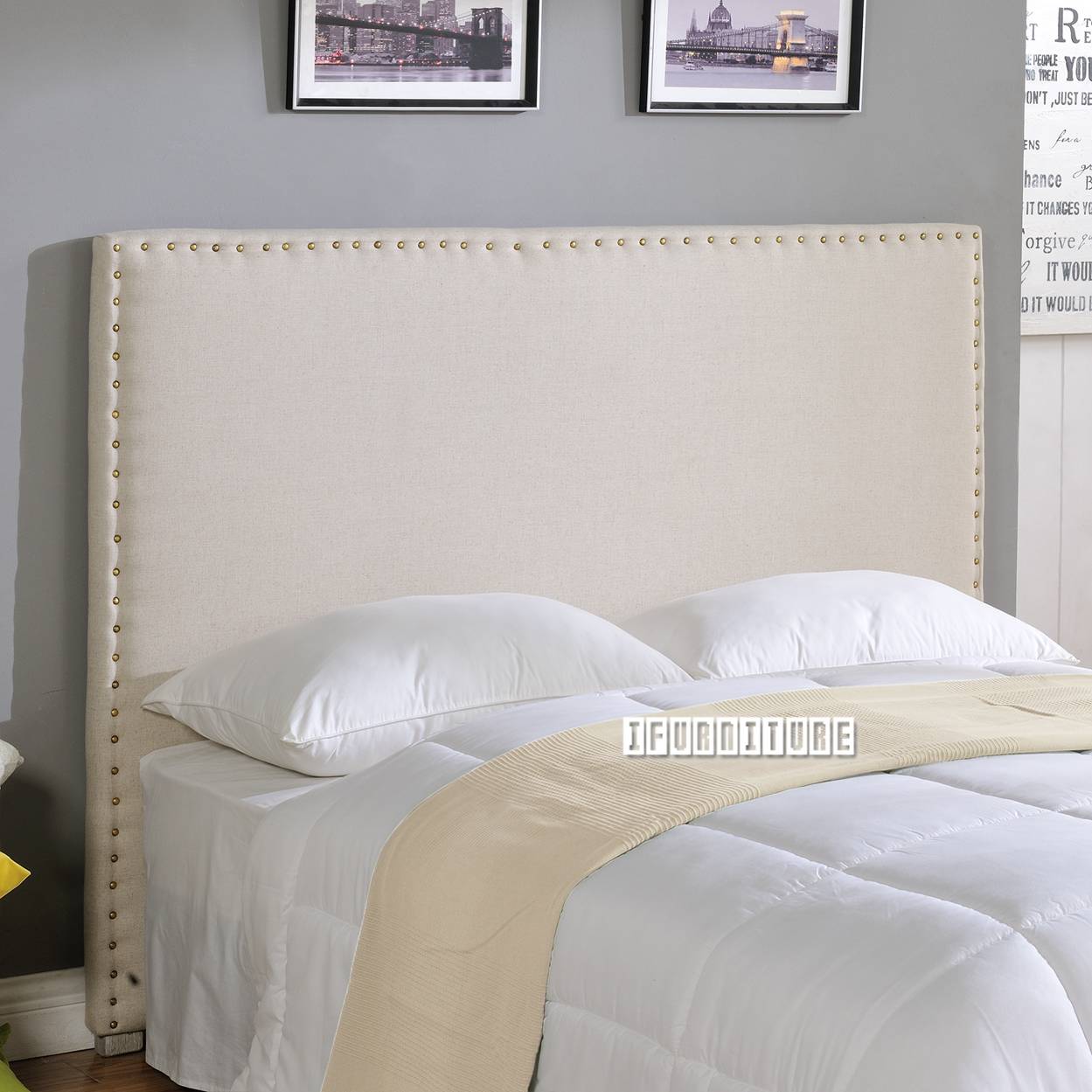 HAMMER Upholstery Headboard in Queen Size