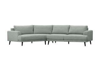 Picture of BIANCA Angular Chaise Sofa (Light Grey) - Facing Left