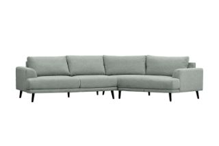 Picture of BIANCA Angular Chaise Sofa (Light Grey) - Facing Right