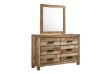 Picture of ROLAND 6-Drawer Dresser with Mirror (Natural)