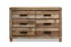 Picture of ROLAND 6-Drawer Dresser with Mirror (Natural)