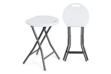 Picture of LUTI Folding Stool (White) - Each