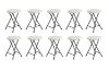 Picture of LUTI Folding Stool (White) - 10 Stools in 1 Carton