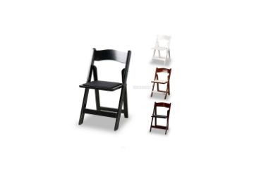 Picture of RETREAT Foldable Dining Chair (Black/White/Light Brown/Dark Brown)