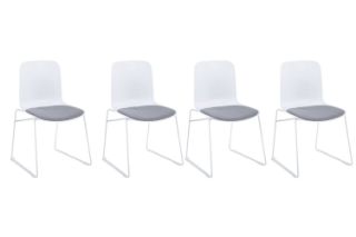 Picture of NEXUS Stackable Dining/Visitor Chair (Grey)- 4 Chairs in 1 Carton