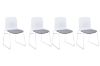 Picture of NEXUS Stackable Dining/Visitor Chair (Grey)- 4 Chairs in 1 Carton