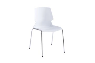 Picture of EVOLVE Stackable Dining/Visitor Chair (White)