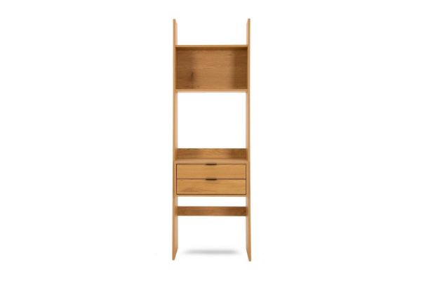 Picture of URBAN 2-Drawer 60cm Bookshelf (Oak Color)