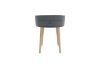 Picture of JAMES D39 1-Drawer Round Side Table (Grey)
