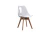 Picture of EFRON Dining Chair with White  Cushion (Clear) - Each