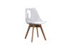 Picture of EFRON Dining Chair with White  Cushion (Clear) - Single