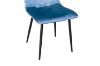 Picture of BELLEY Velvet Dining Chair (Blue) - 4 Chairs in 1 Carton