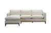 Picture of VENICE Feather Filled Fabric Sectional Sofa (White)