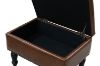 Picture of ROUX Faux Leather Storage Ottoman (Brown)