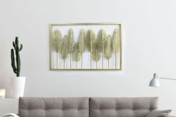 Picture of LEAVES 01 Metal Wall Art (90cm x 60cm)